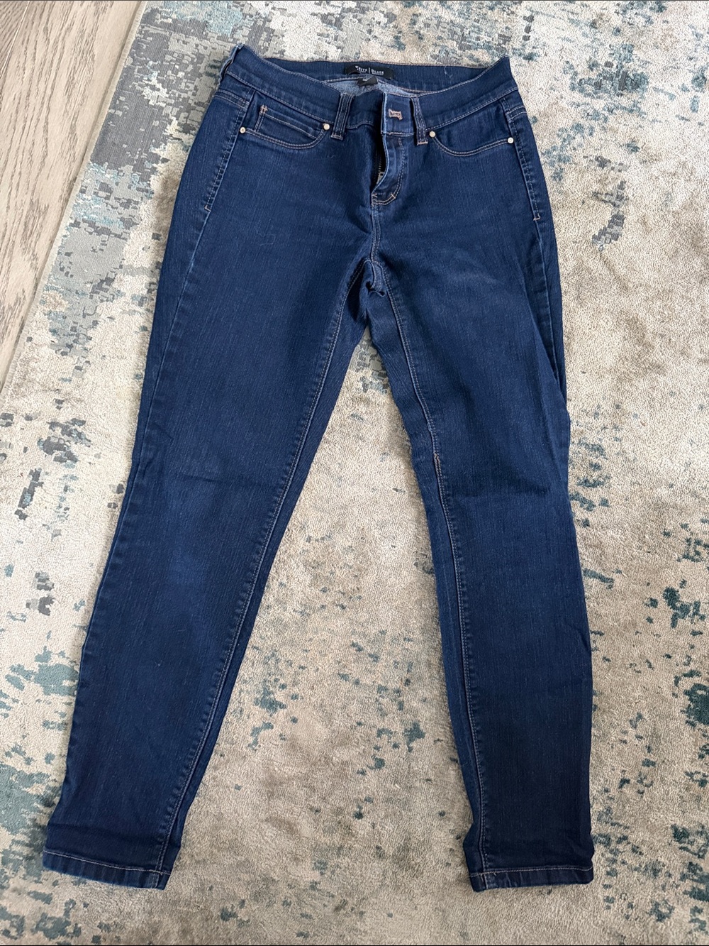 White House Black Market Navy Skinny Jeans
